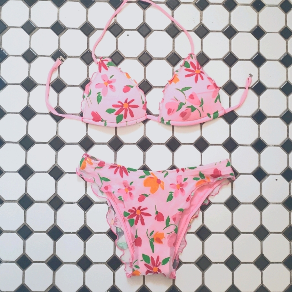 Floral Swimming Suite